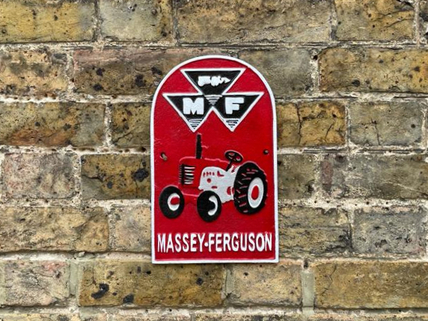 Large Massey Ferguson plaque